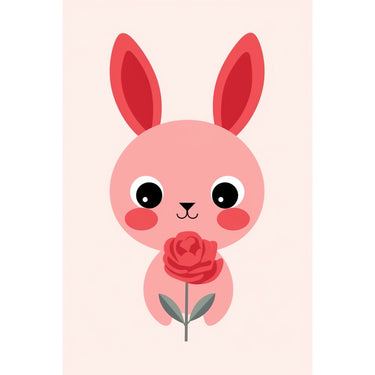 Pink Bunny Canvas